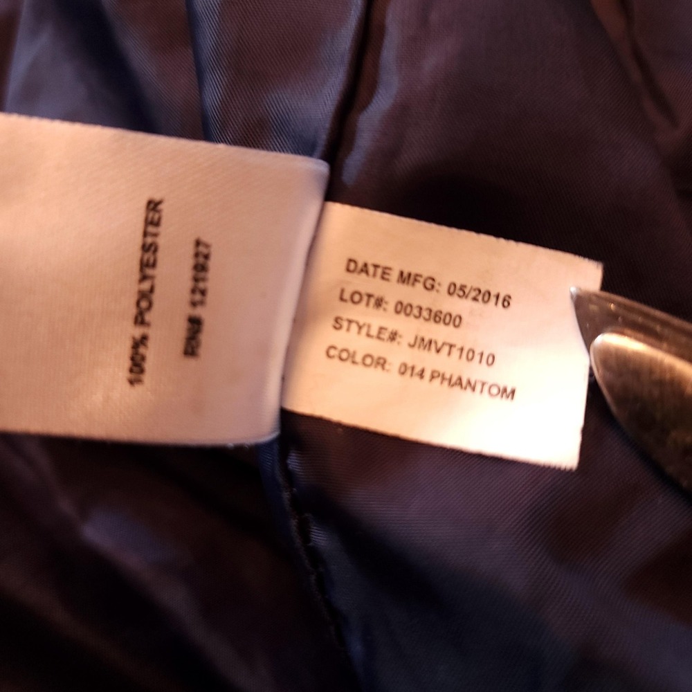 johnnie-O Phantom Fleece Full Zip Vest Men's XL Gray JMVT1010 - Picture 9 of 11